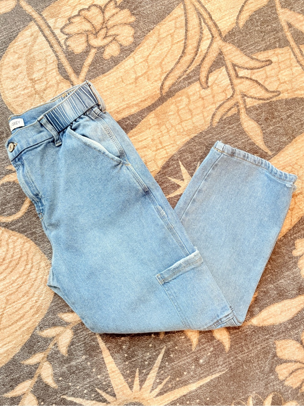 Happily Greg Cargo Denim Jeans - Light Blue - Picture 7 of 7